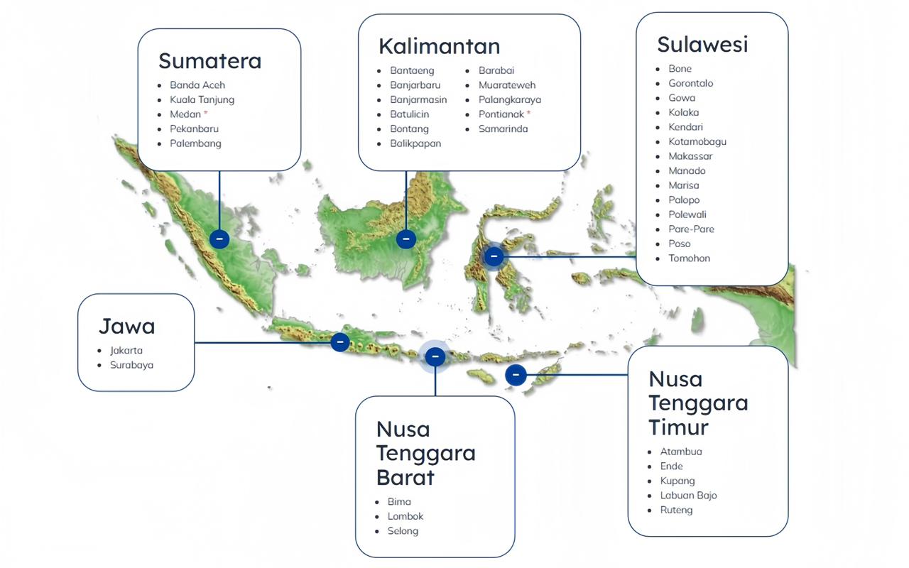 World Map Distribution